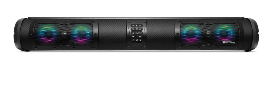 Picture of Stereo - EcoxGear SoundExtreme Sound Bar 33 inch FM/Bluetooth 360 degree Sound, 500 watt - Marine-grade speakers in IP66 Patented enclosure providing 100% waterproof, dirt proof and dustproof audio
