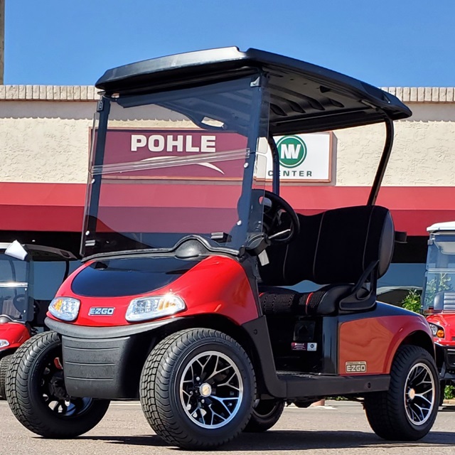 Picture of EZGO RXV RED and BLACK TWO-TONE