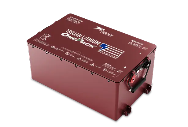 Picture of Battery Pack - Lithium, Trojan OnePack CONVERSION, 105Ah/ 48V LiFePO4 with SOC Meter, Lithium charger, 8-year Battery Warranty (4-year full, 4-year prorated​), Lifetime PNVC Warranty on Installation - NEW CUSHMAN TITAN ONLY