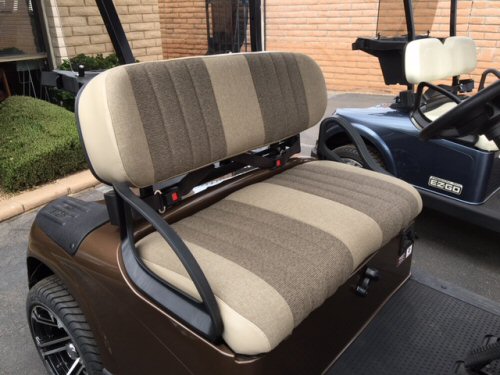 Picture of Cobblestone Bamboo Taupe Pleated Seat