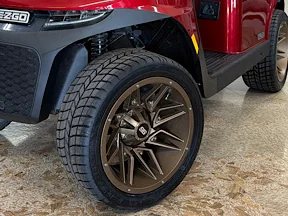 Bronze alloy wheel on an E-Z-GO