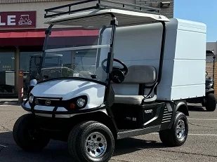 Cushman Hauler with enclosed service box